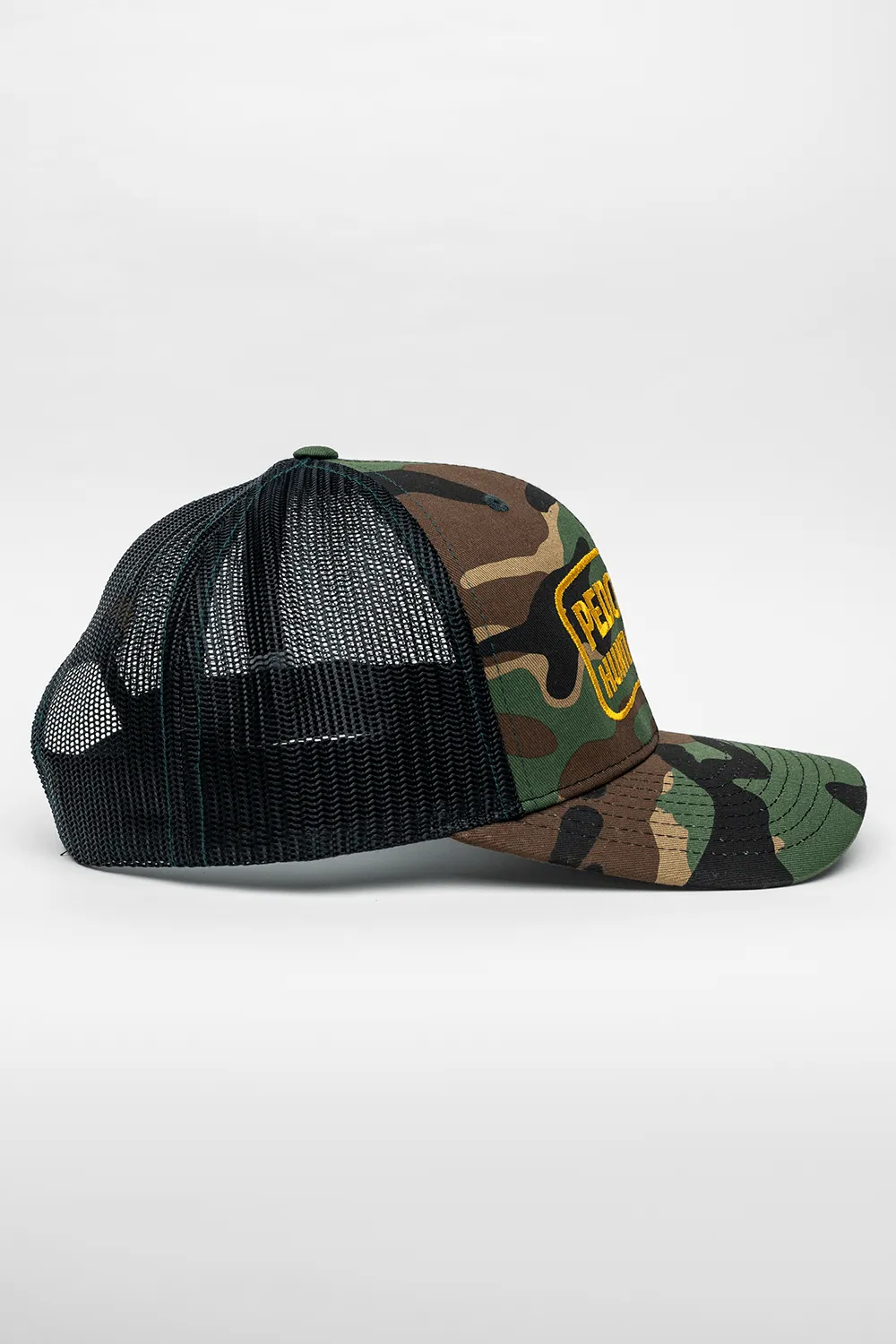 Pedo Hunting Club - Camo 5-Panel Richardson Trucker Hat