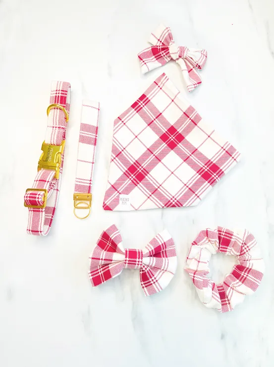 Peppermint Swirl Scrunchie