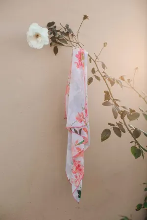 Pink Floral Pastel Scarf