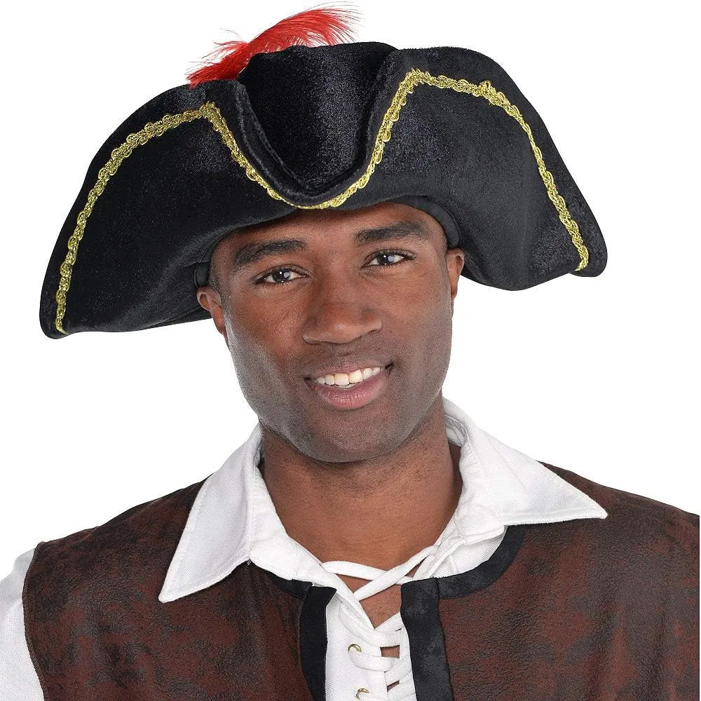 Pirate Buccaneer Black Hat