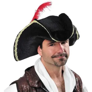 Pirate Buccaneer Black Hat