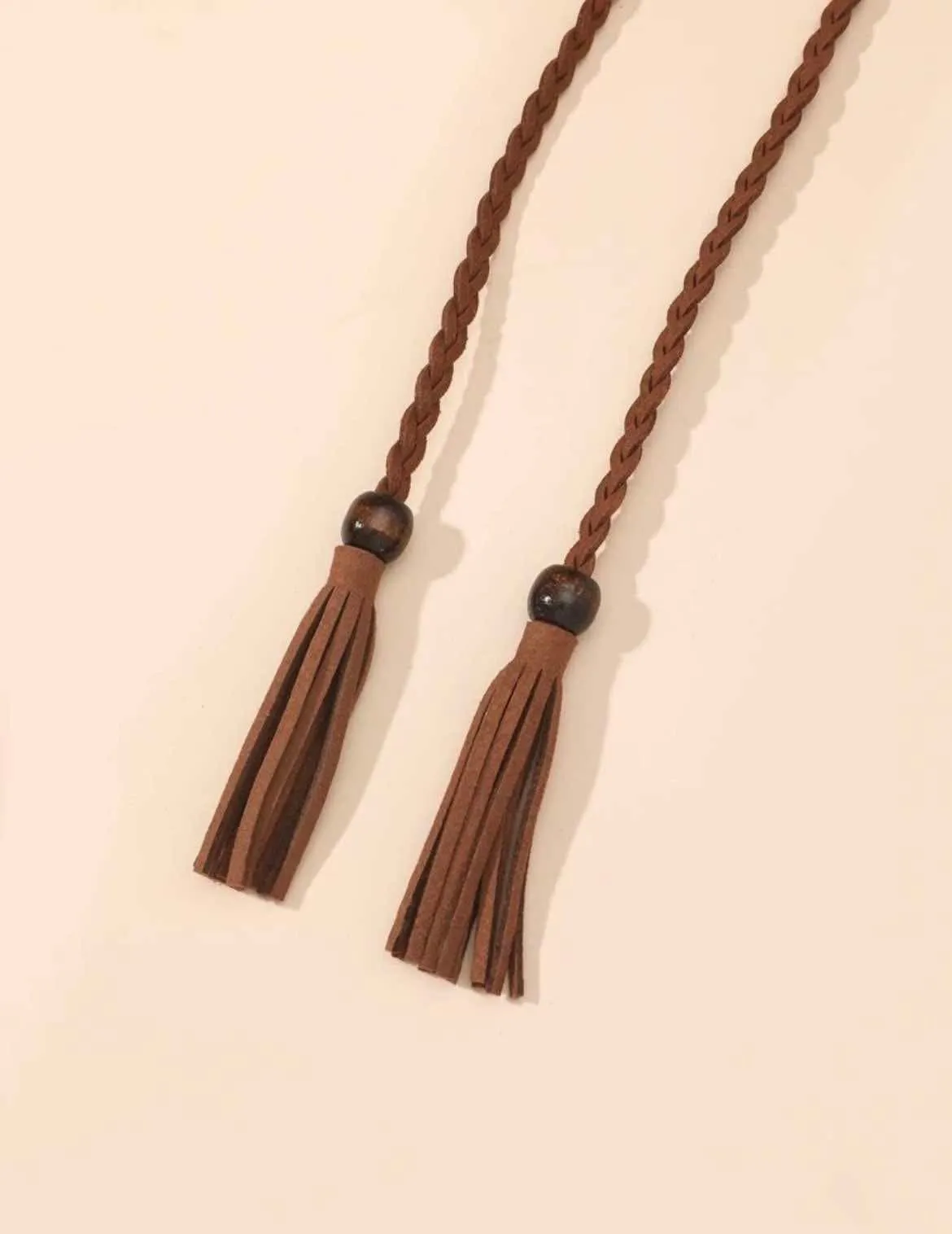 Plait Rope Belt - Tan