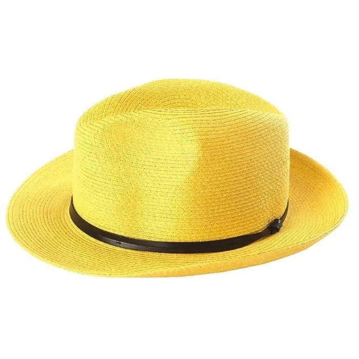 Plaited Paper Fedora / Click for Colors