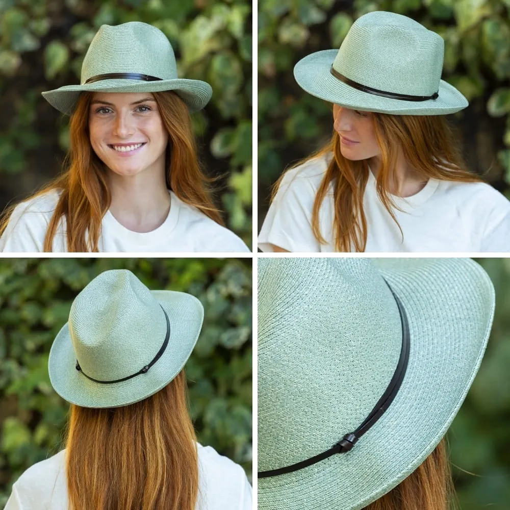 Plaited Paper Fedora / Click for Colors