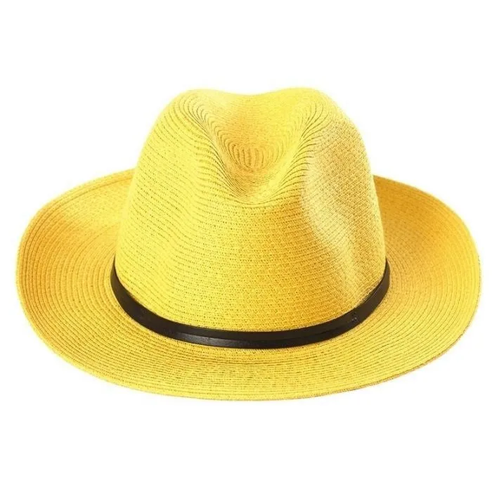 Plaited Paper Fedora / Click for Colors