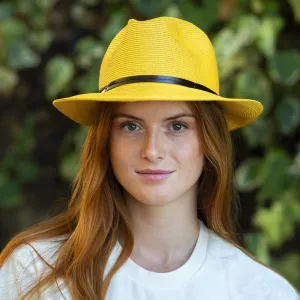 Plaited Paper Fedora / Click for Colors