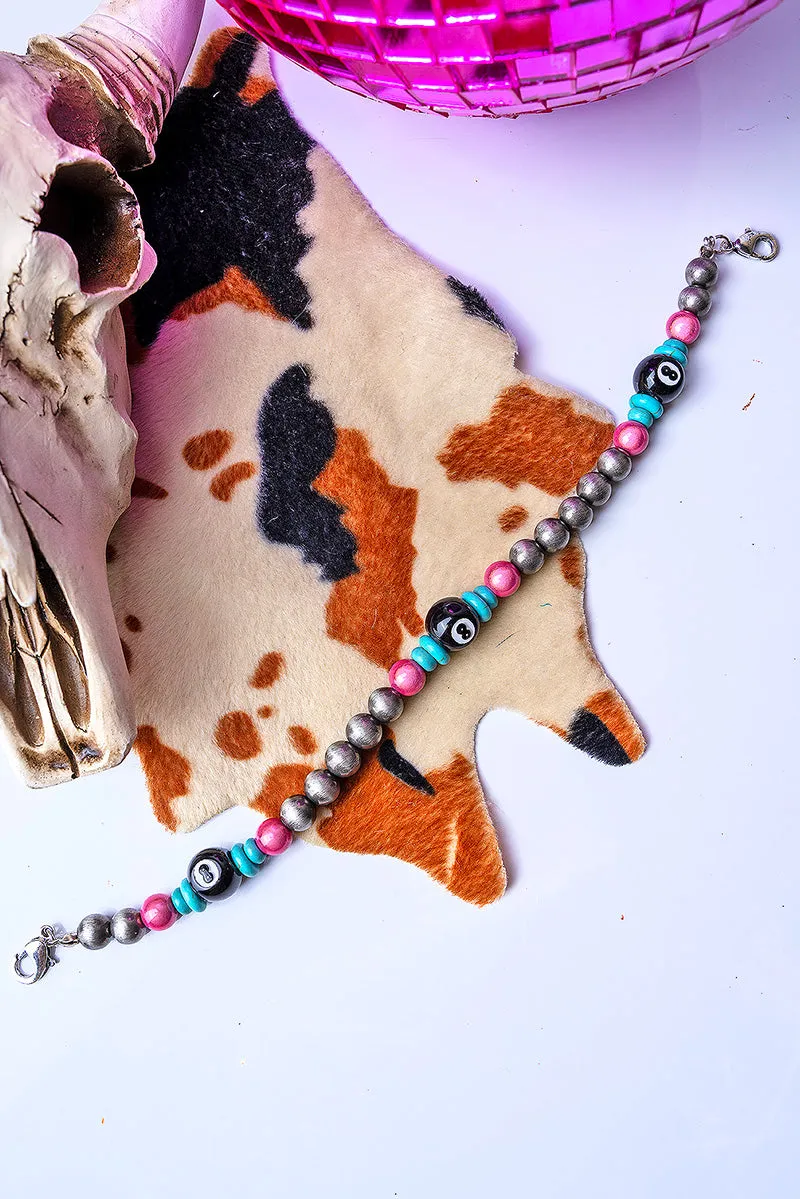 Playing The 8 Ball Beaded Hat Chain