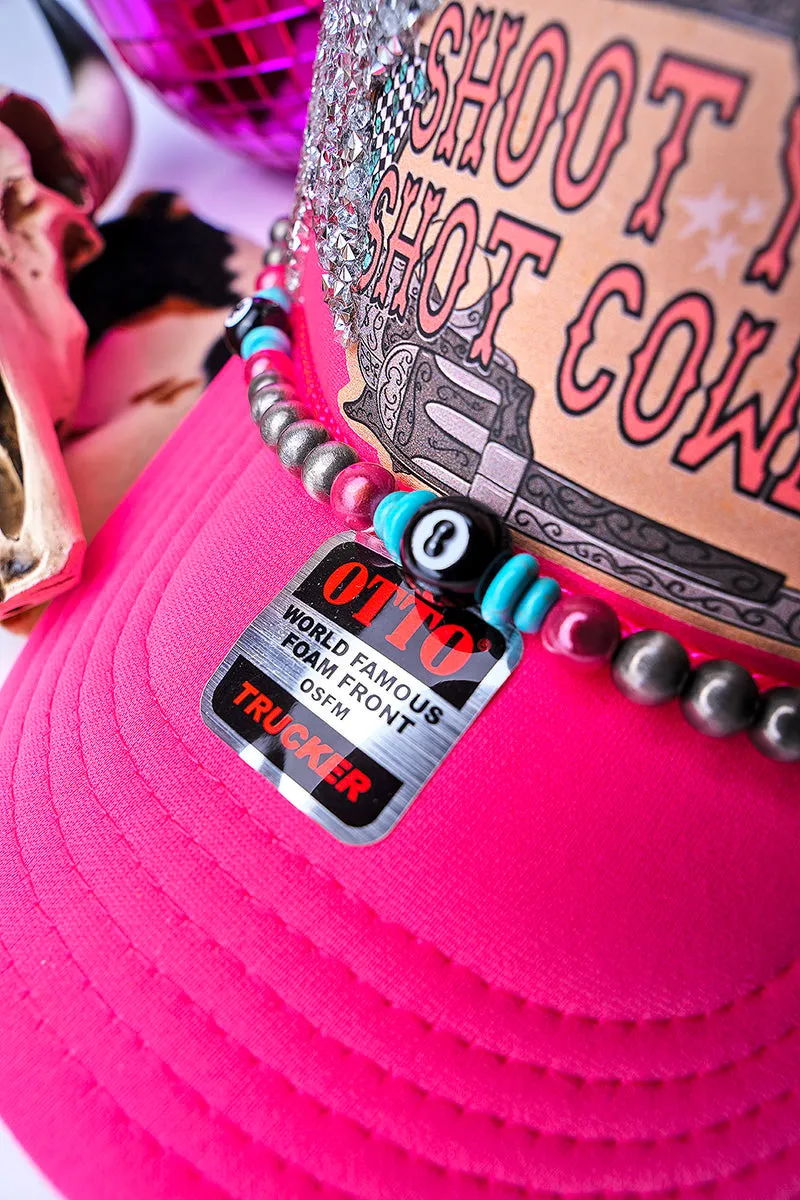 Playing The 8 Ball Beaded Hat Chain