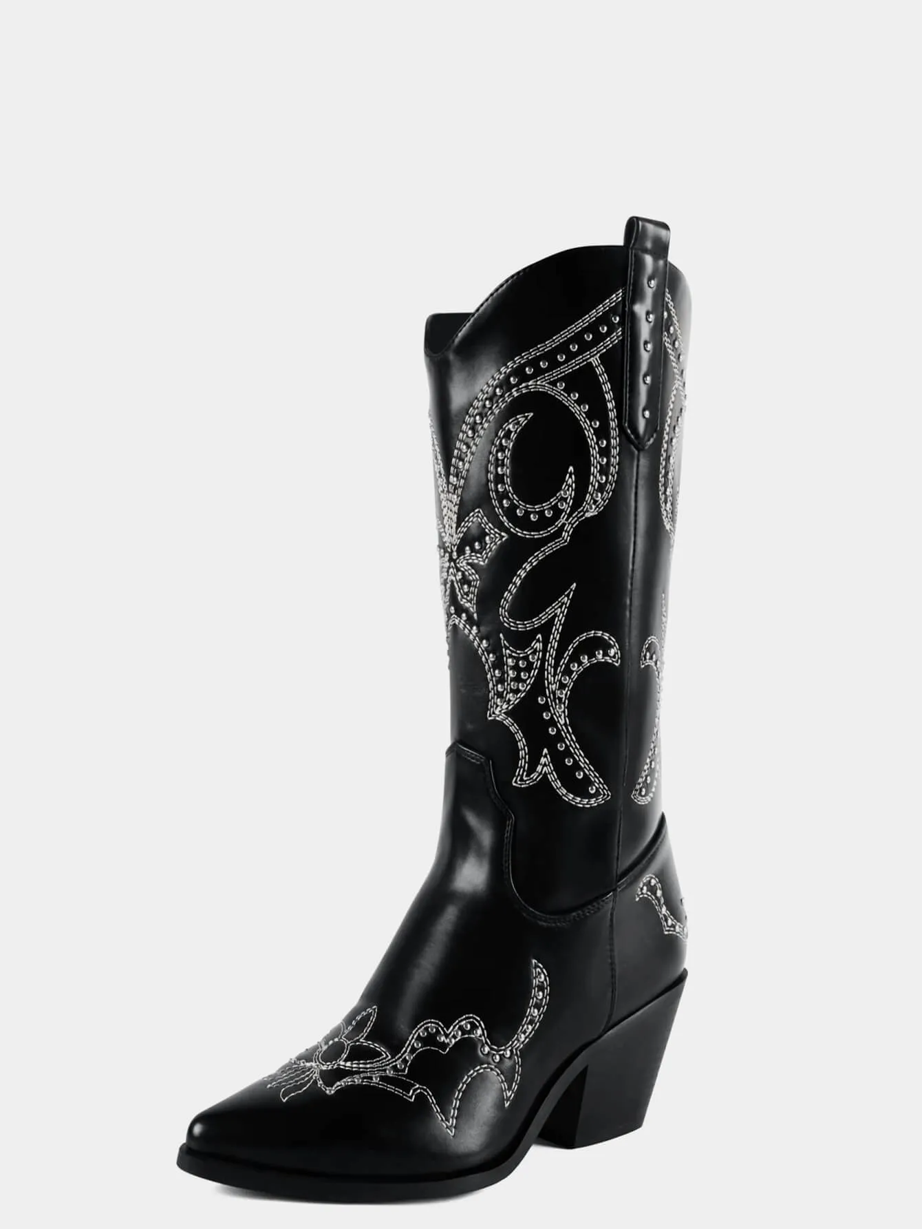 Pointed Toe Pearl Cowboy Boots