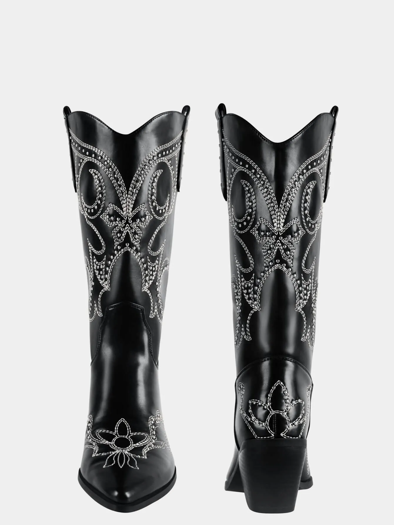 Pointed Toe Pearl Cowboy Boots