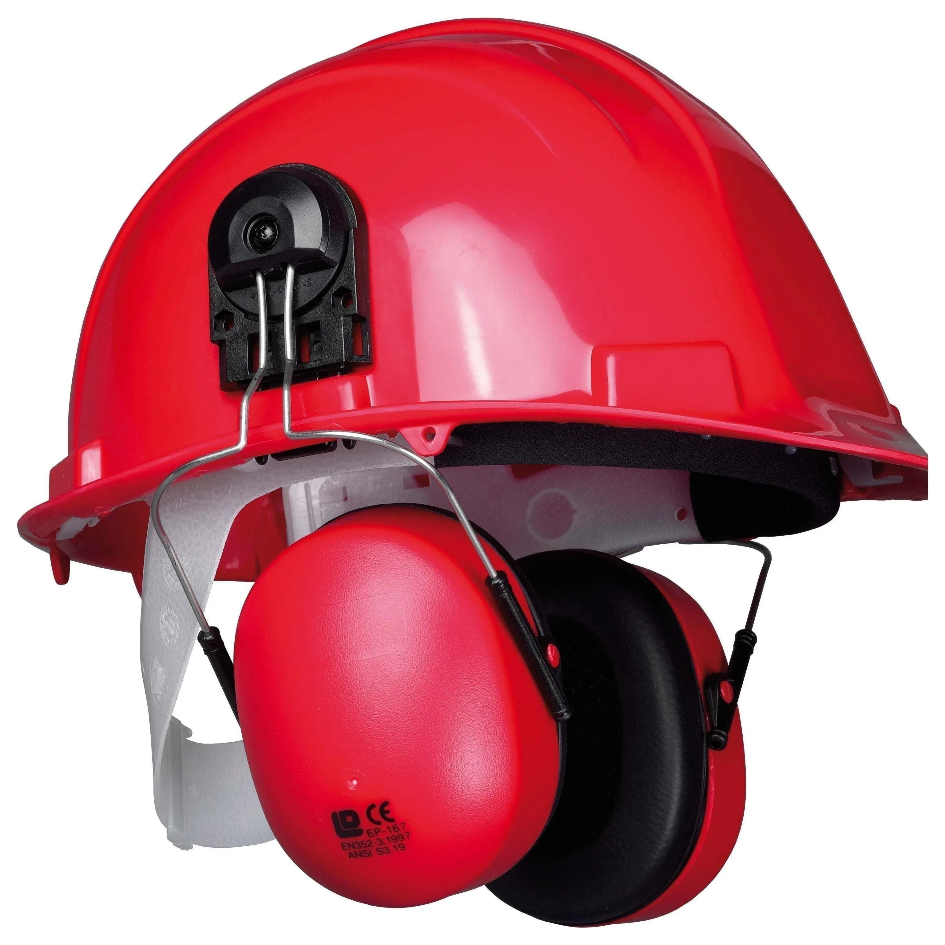 Portwest Clip - On Ear Protector Red