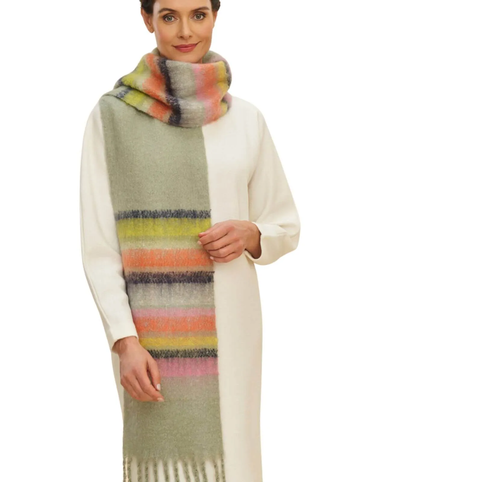 Powder Sammy Cosy Scarf - Moss