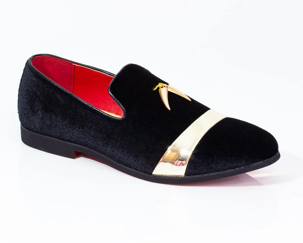 Premium Black And White Multicolor Loafers for men designer slip on casual / dress shoes – Luxury