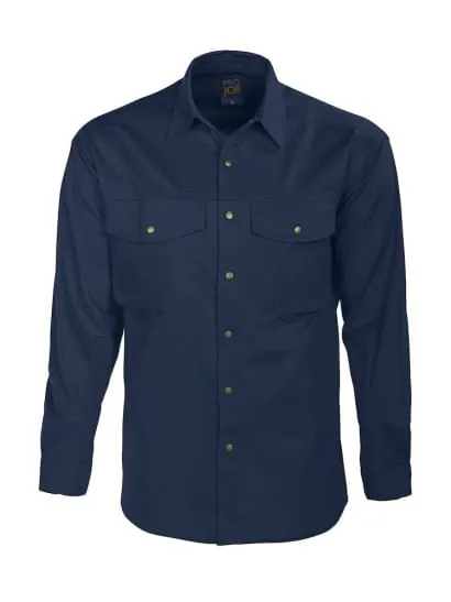 Projob 5203 Press Stud Work Shirt Military-Inspired Utility Shirt
