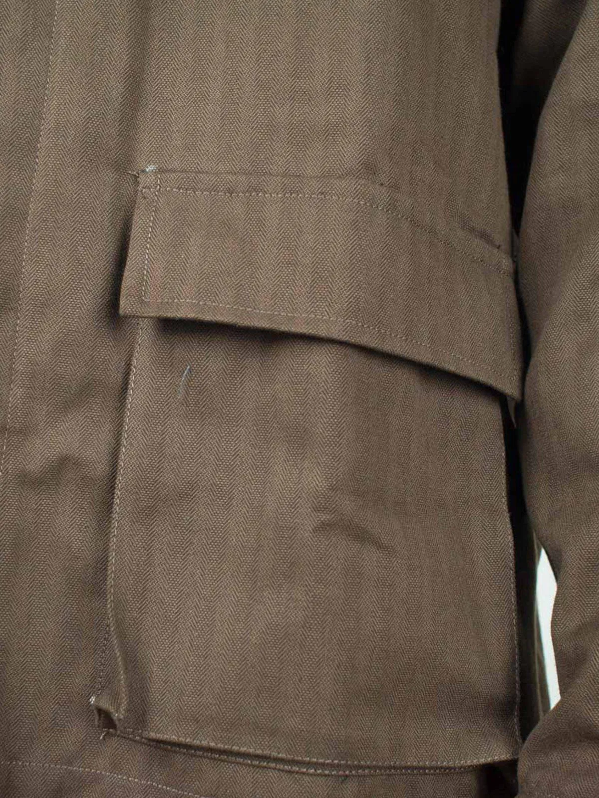 Qutn Field Jacket II Umber Herringbone