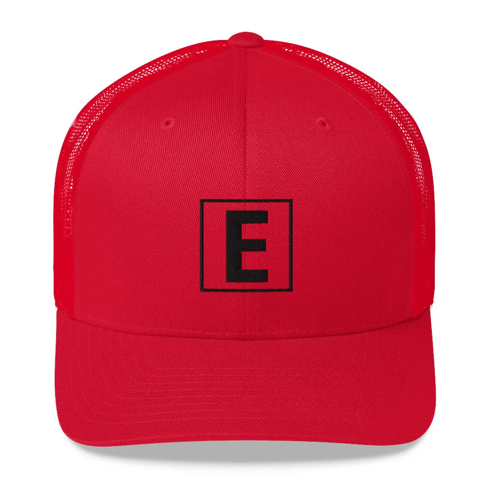 Red Big E Trucker Hat