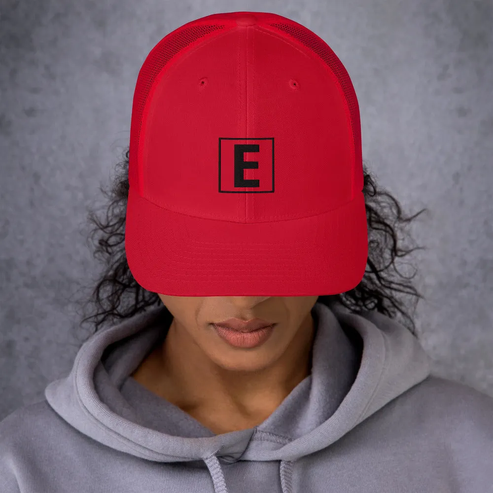 Red Big E Trucker Hat