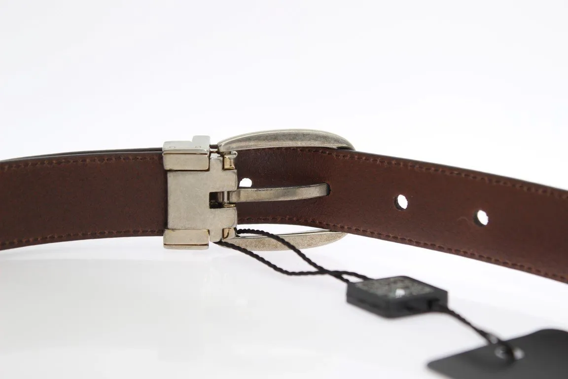 Red Leather Gold Buckle Belt
