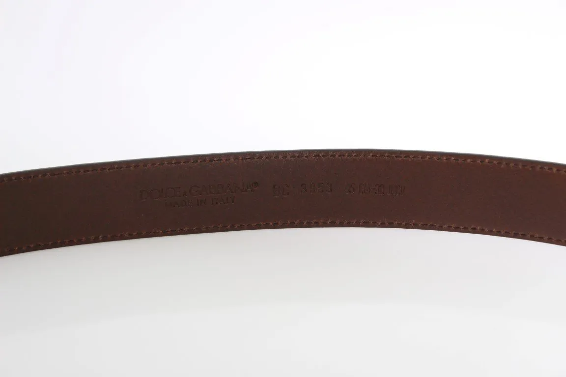 Red Leather Gold Buckle Belt
