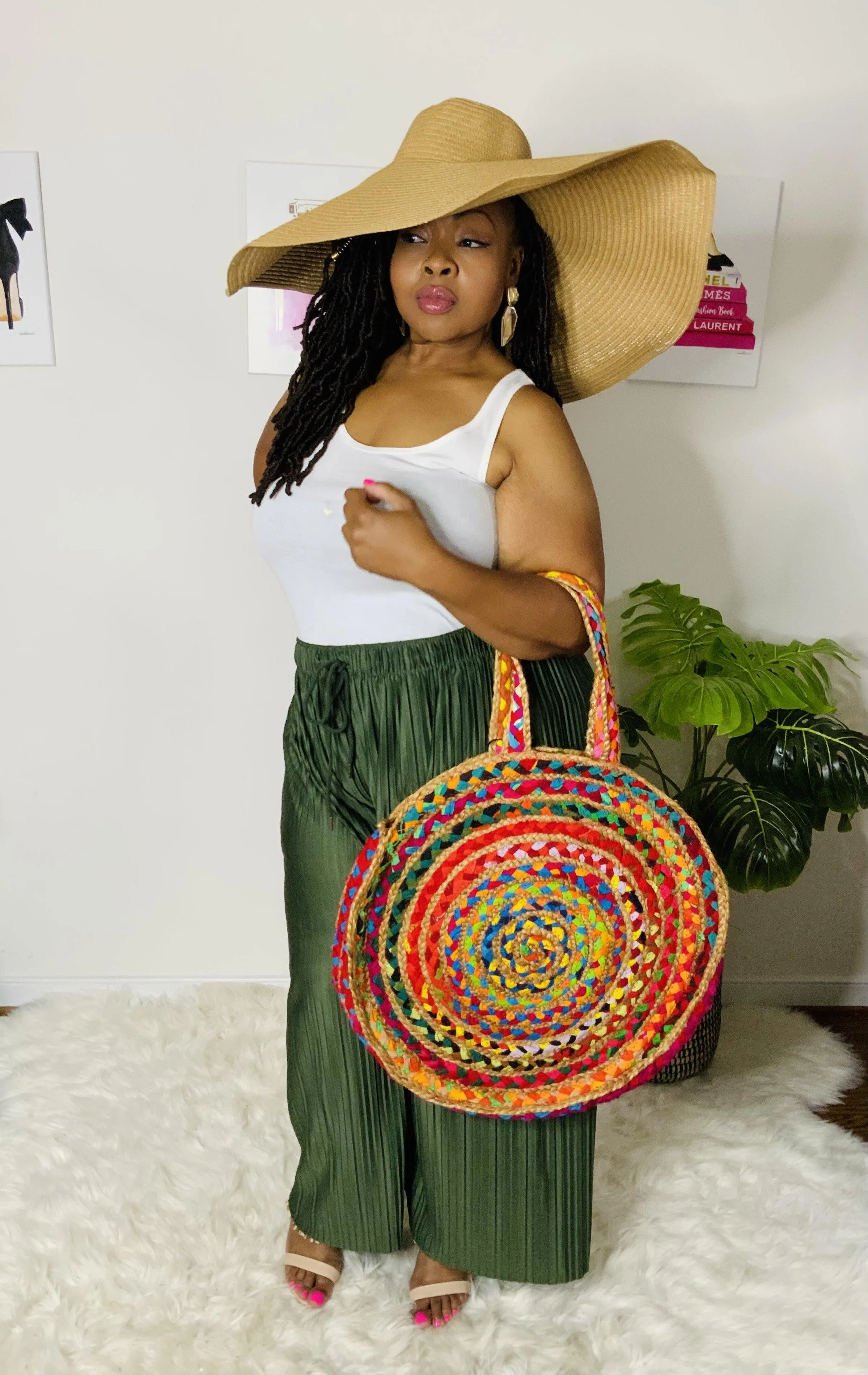Rich Auntie Oversized Floppy Hat