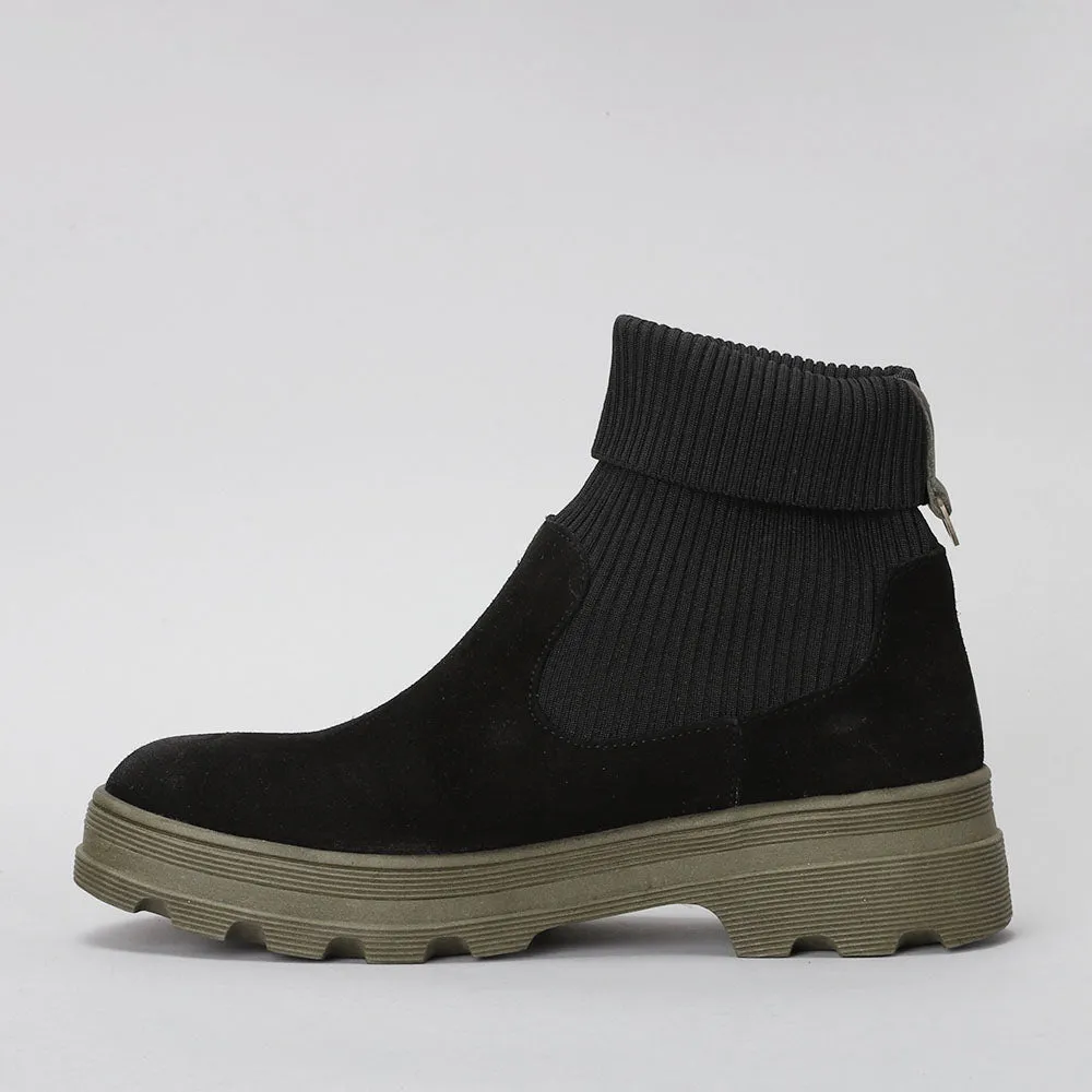 Ridge -Black/Mint sole