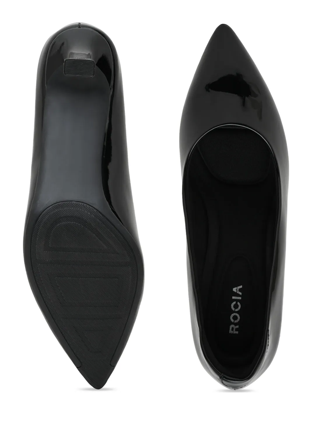 Rocia By Regal Black Women Patent Stilettos