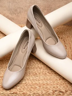Rocia By Regal Nude Women Patent Pumps
