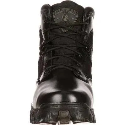 Rocky Men's Alpha Force 6" Soft Toe WP Public Service Boot -Black- FQ0002167