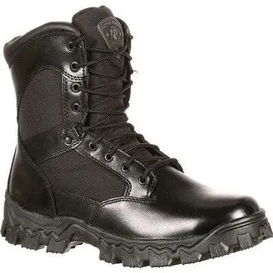 Rocky Men's Alpha Force 8" Soft Toe WP Public Service Boot -Black- FQ0002165