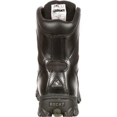 Rocky Men's Alpha Force 8" Soft Toe WP Public Service Boot -Black- FQ0002165