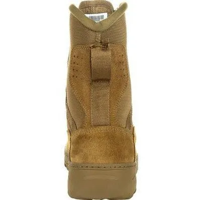 Rocky Men's Havoc Lightweight 8" Soft Toe Commercial Military Boot -Brown- RKC105