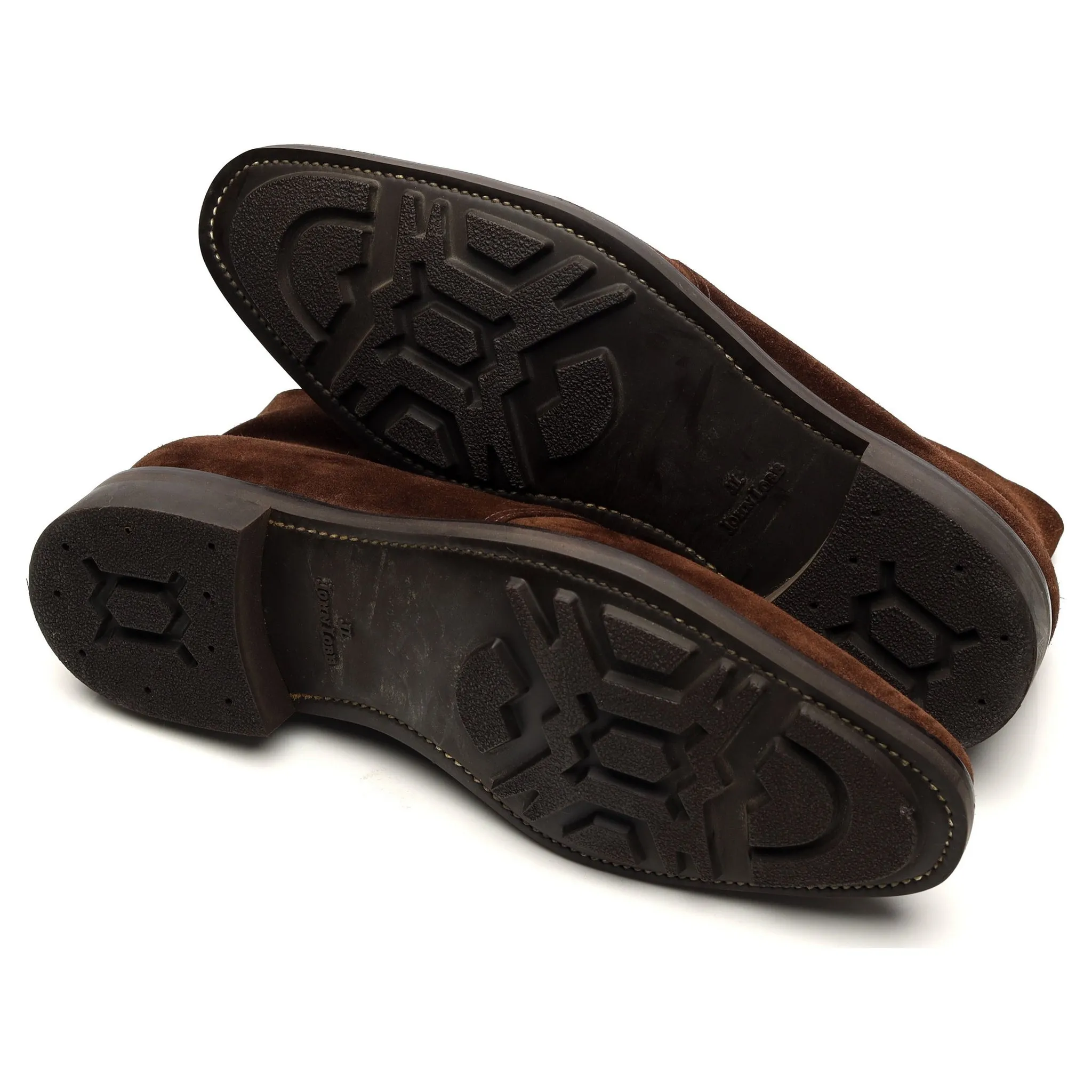 'Romsey ll' Dark Brown Suede Chukka Boots UK 9.5 E