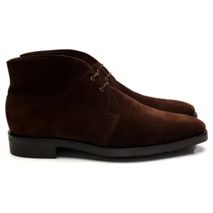 'Romsey ll' Dark Brown Suede Chukka Boots UK 9.5 E