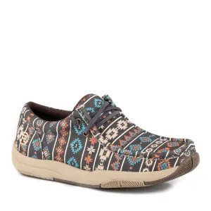 ROPER CLEARCUT LOW WOMENS SHOE - MULTI AZTEC CANVAS