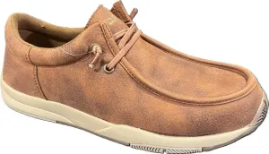 ROPER MENS CLEARCUT LOW MOCS - BROWN