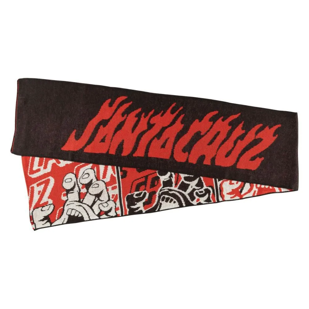 Santa Cruz Accessories Handled Scarf Black / Red / White - O/S