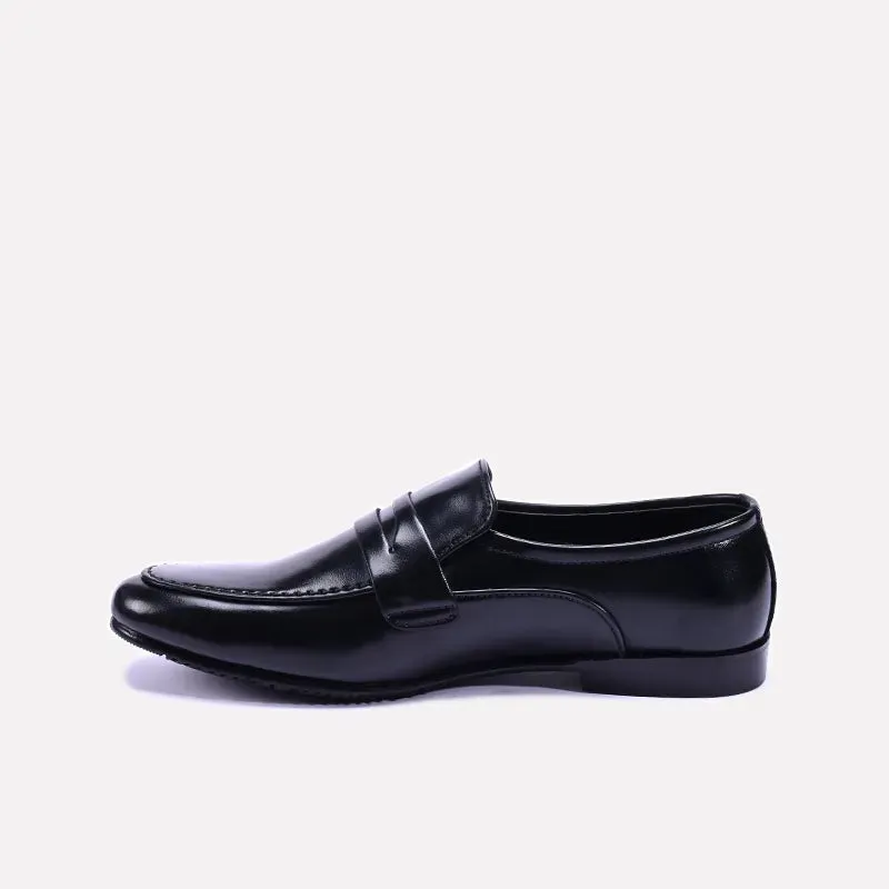 Savage Black Dress Penny Loafers 0111124