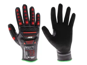 Scan Nitrile Palm Impact Cut D Gloves - Xxl (Size 11)