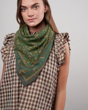 scarf - kaki