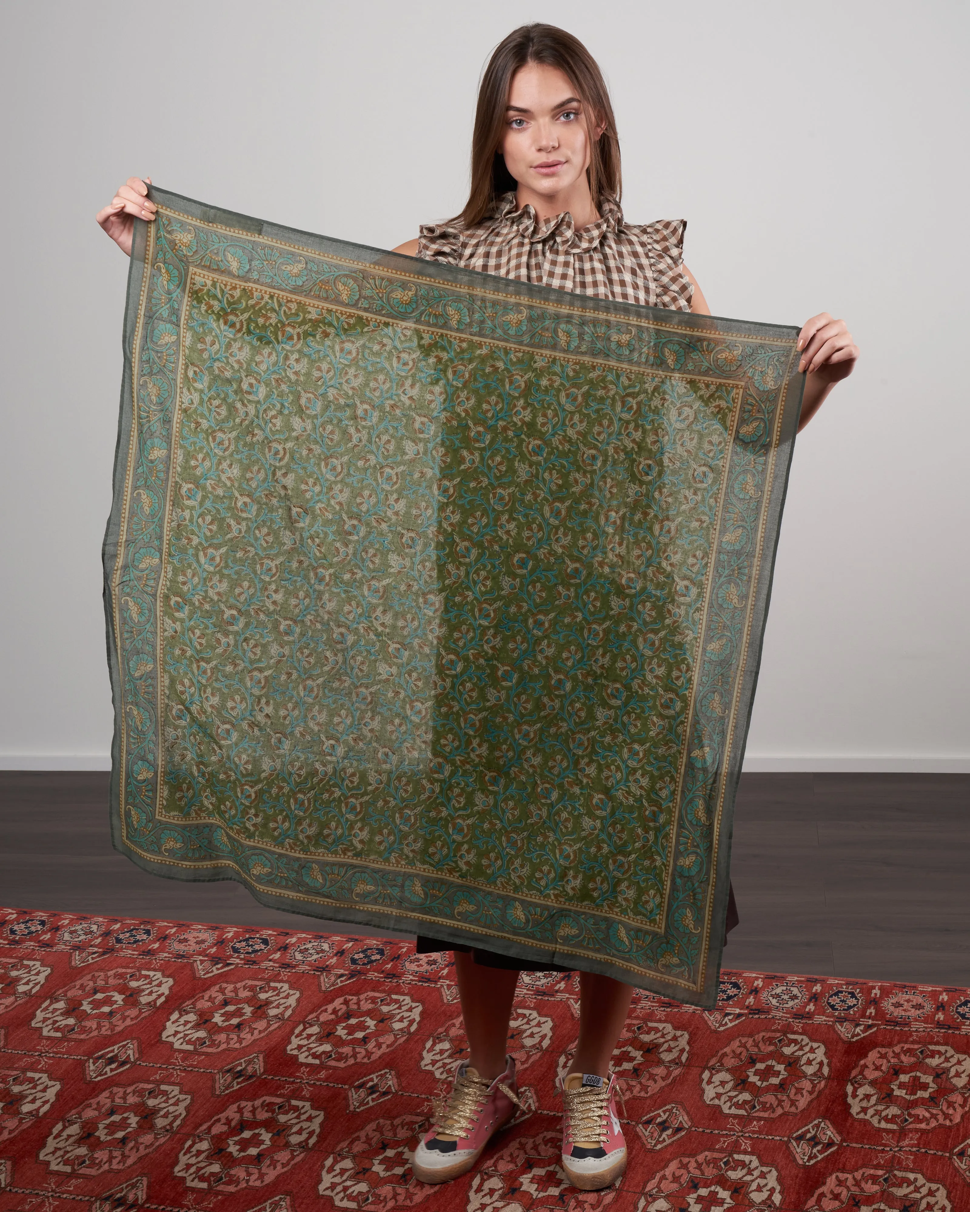 scarf - kaki
