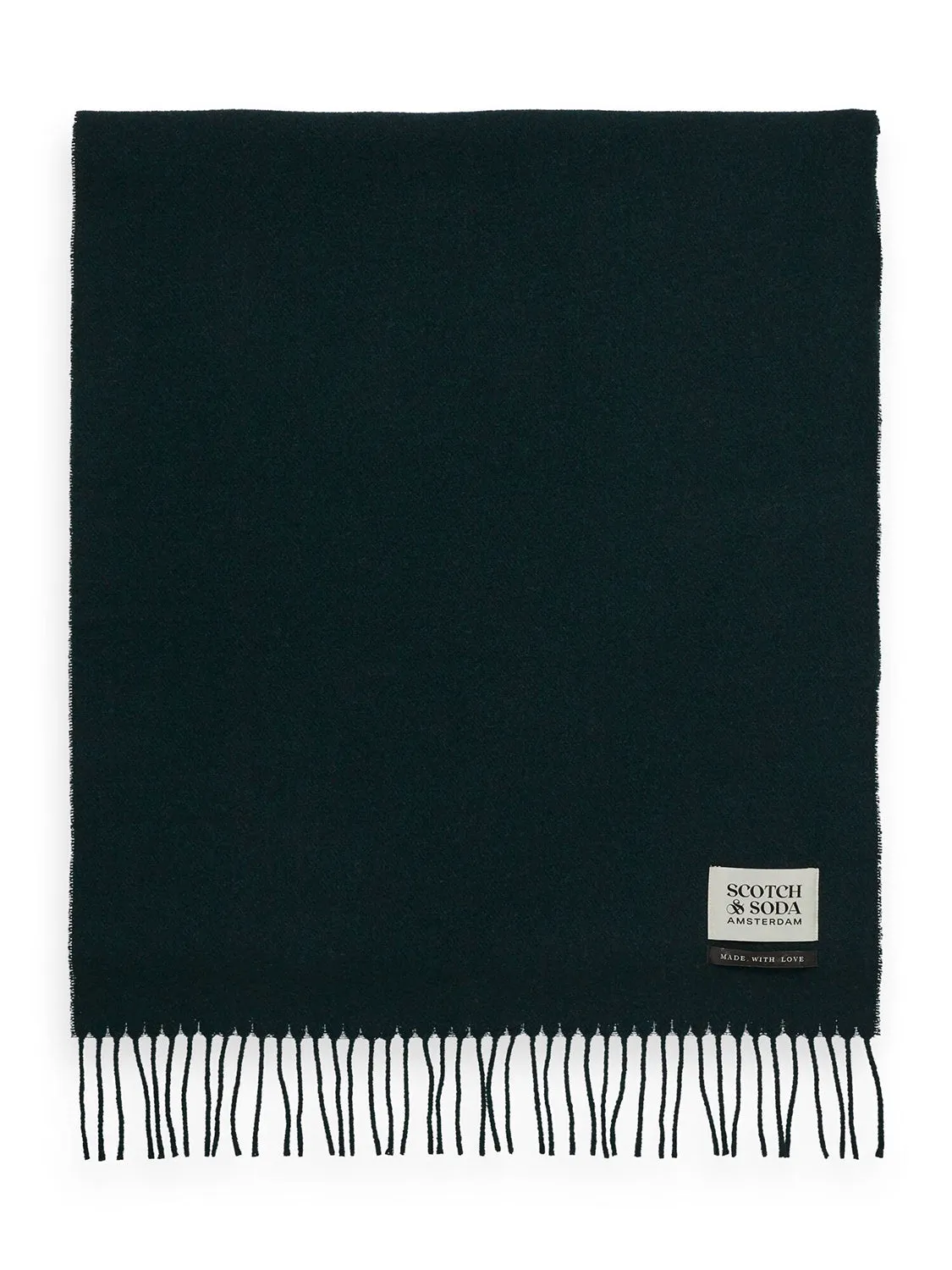 SCOTCH & SODA VIRGIN WOOL FRINGED SCARF SAS169440