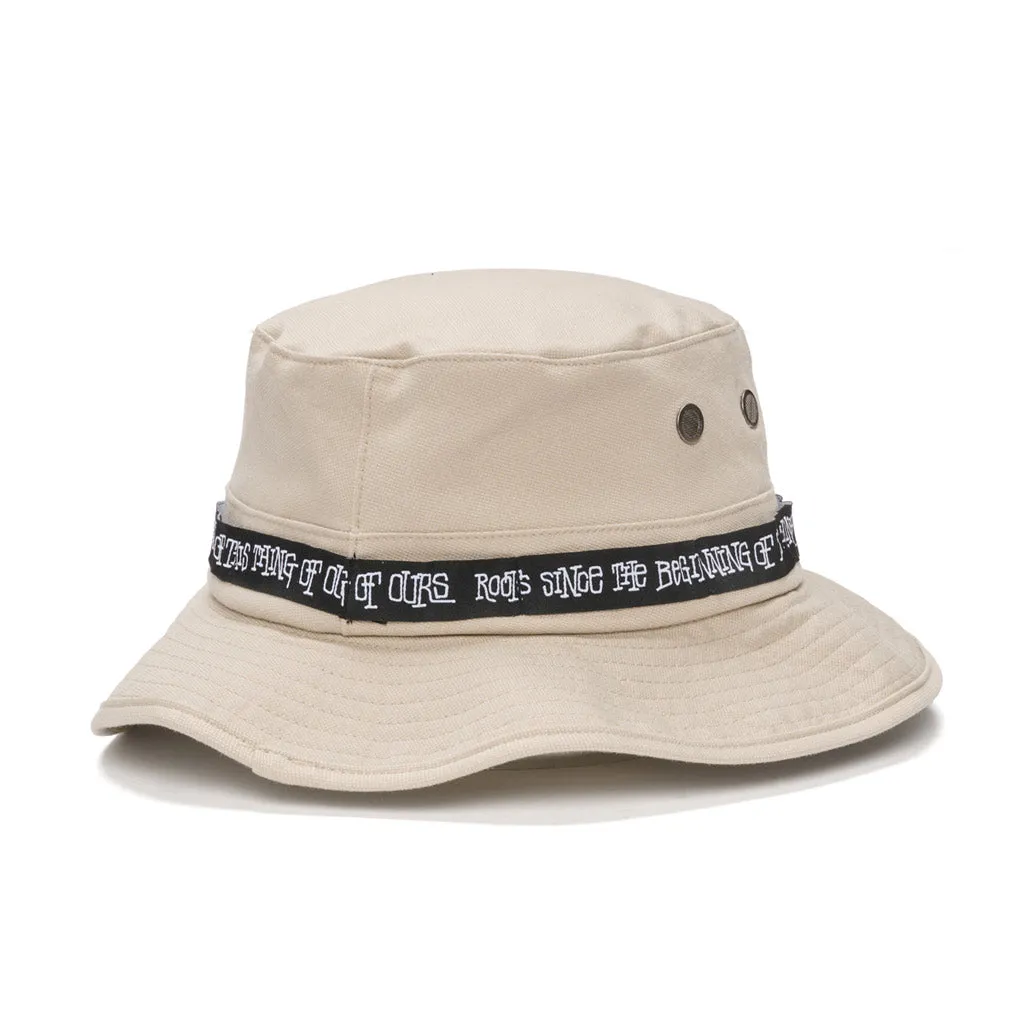 S/DOUBLE MID-BLOCK BOONIE - WASHED KHAKI