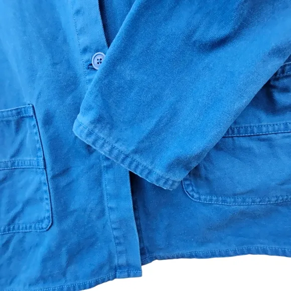 SEASALT Cornwall Gwithian Women's Blue Woven Cotton Denim Utility Jacket