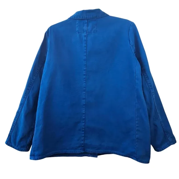 SEASALT Cornwall Gwithian Women's Blue Woven Cotton Denim Utility Jacket