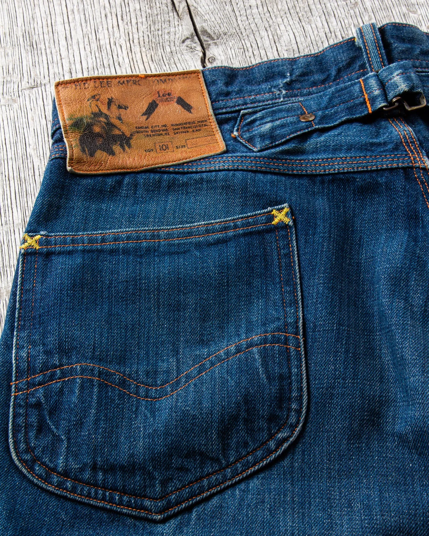 Second Hand Lee Archives 1930's 101-B Cowboy Jeans W 32