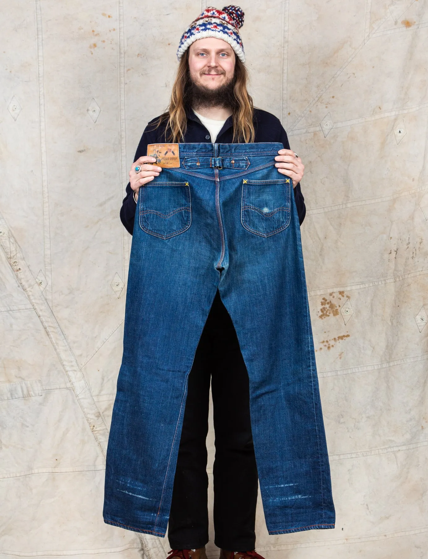 Second Hand Lee Archives 1930's 101-B Cowboy Jeans W 32