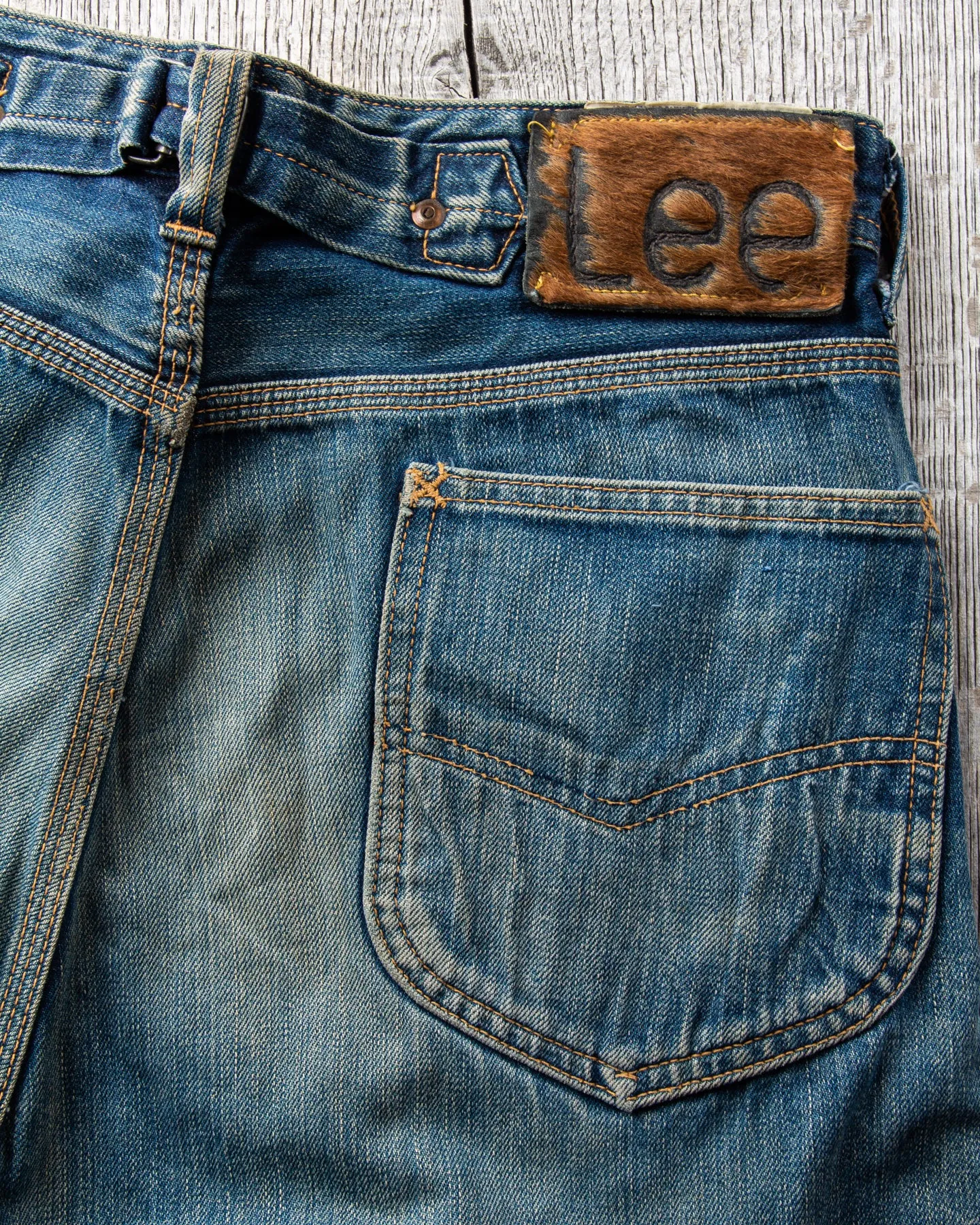 Second Hand Lee Archives 1936 Hair on Hide Jeans