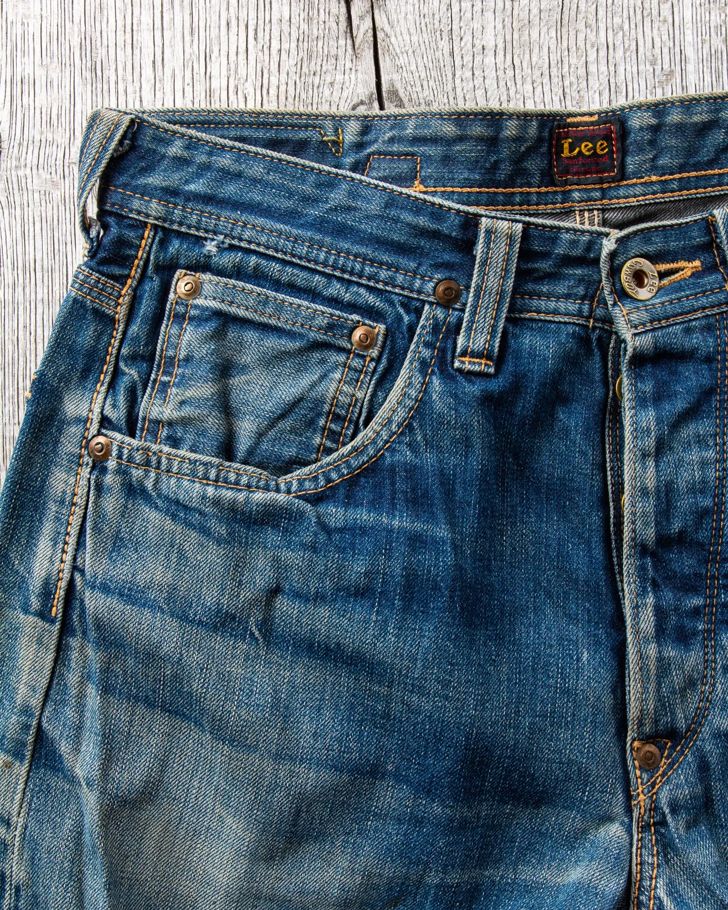 Second Hand Lee Archives 1936 Hair on Hide Jeans