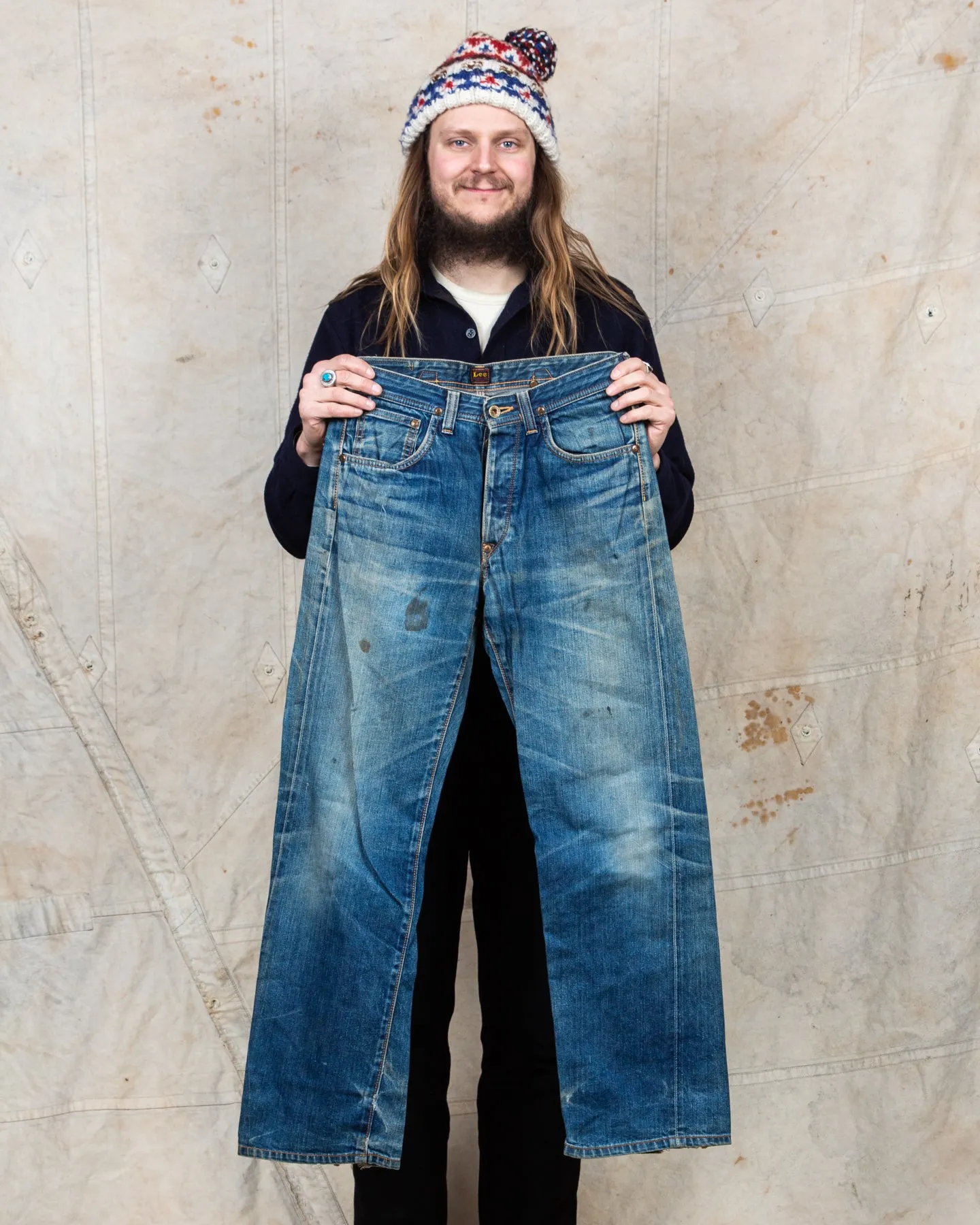 Second Hand Lee Archives 1936 Hair on Hide Jeans