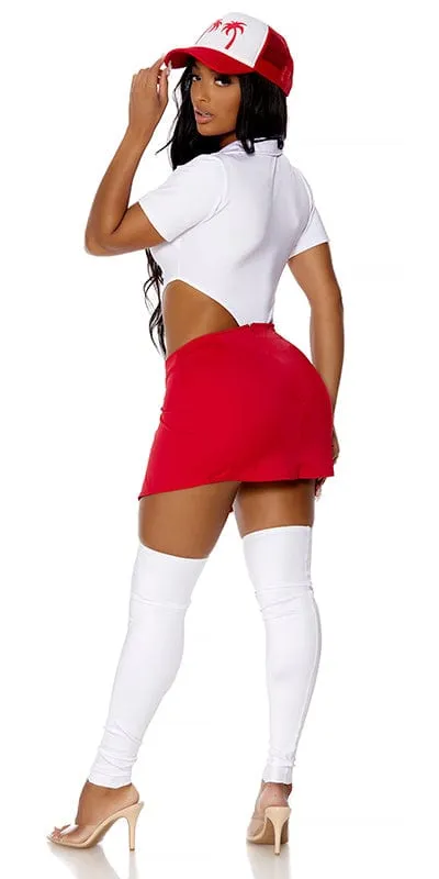 Serving Hot Fast Food Employee Halloween Costume
